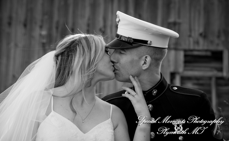 Shelby & Seth at Chelsea Depot Train Station Chelsea MI wedding photography