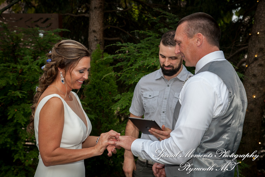 Tina & Mark at Cafe Cortina Farmington Hills MI wedding photography