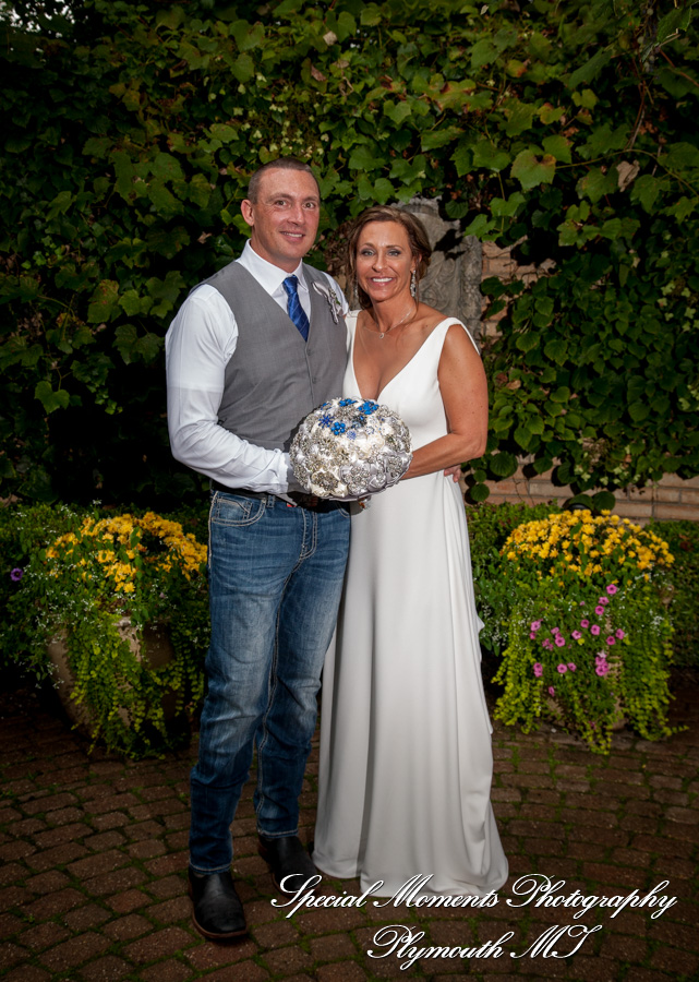 Tina & Mark at Cafe Cortina Farmington Hills MI wedding photography