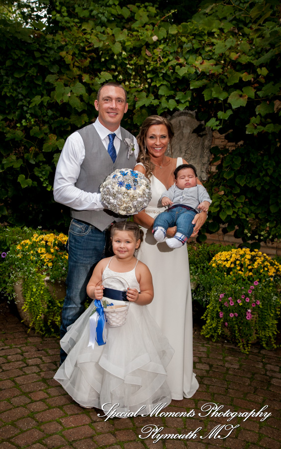 Tina & Mark at Cafe Cortina Farmington Hills MI wedding photography