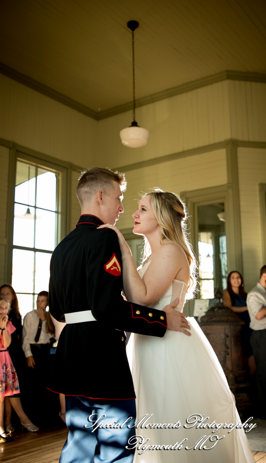 Chelsea Depot Train Station Chelsea MI wedding photograph