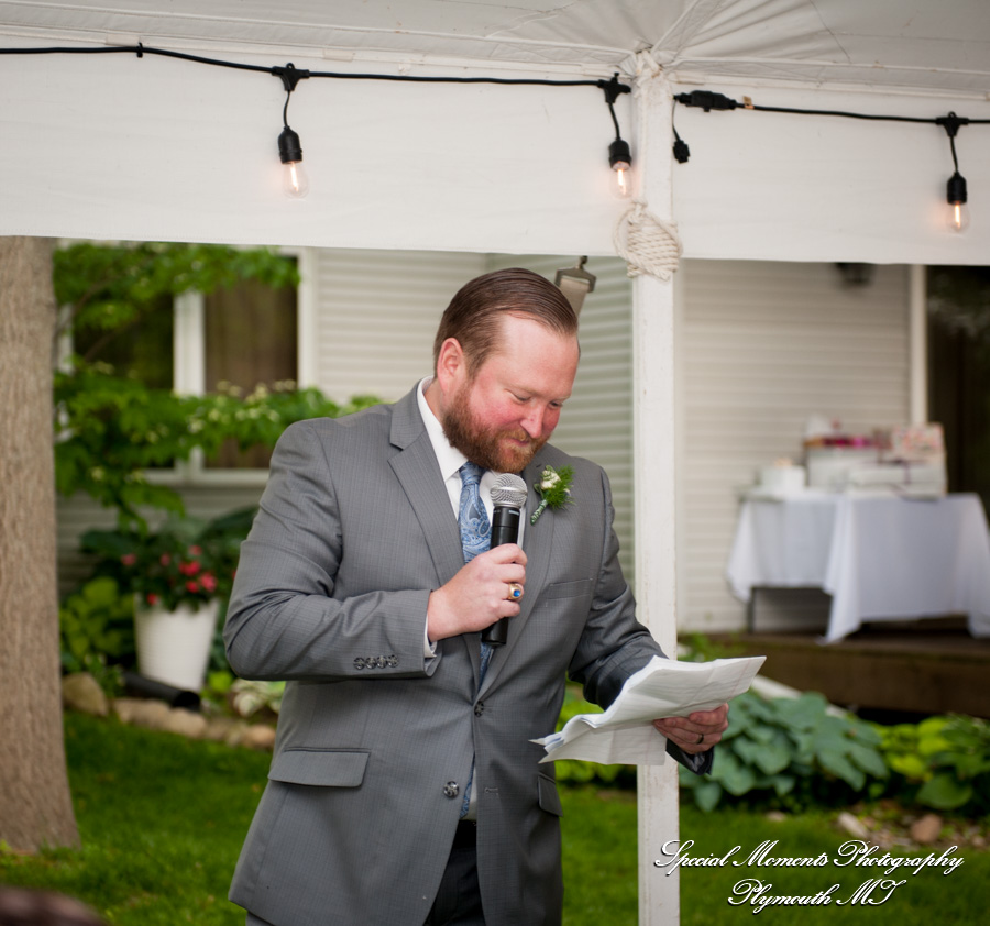 Katie & Dave at First United Methodist Brighton MI wedding photography