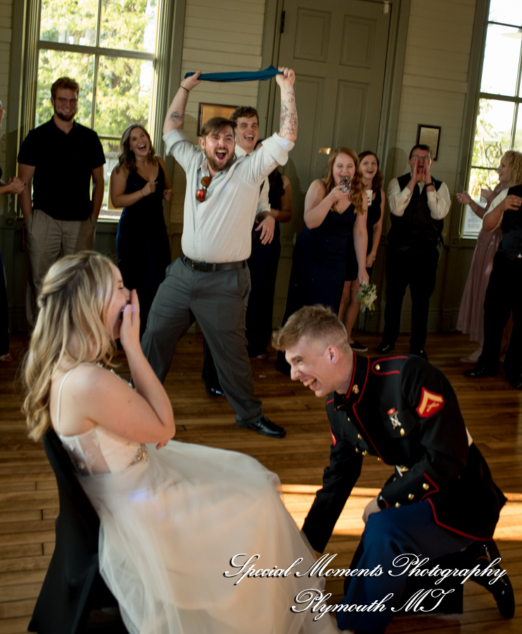 Chelsea Depot Train Station Chelsea MI wedding photograph