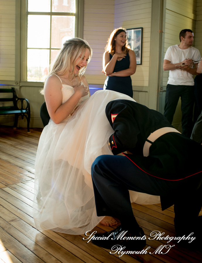 Chelsea Depot Train Station Chelsea MI wedding photograph