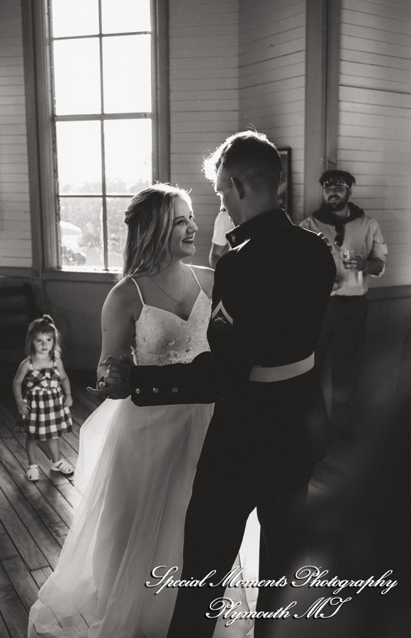 Chelsea Depot Train Station Chelsea MI wedding photograph