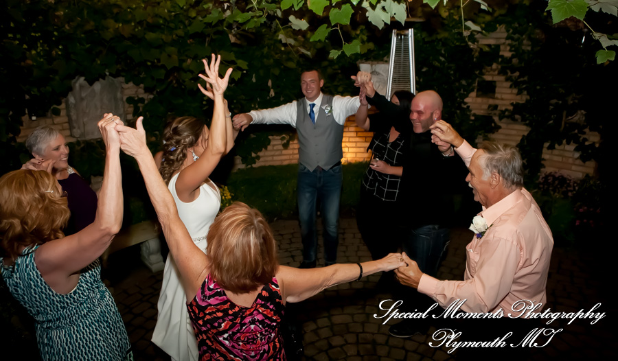 Tina & Mark at Cafe Cortina Farmington Hills MI wedding photography