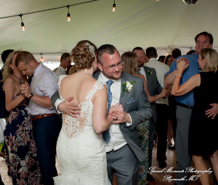 Katie & Dave at First United Methodist Brighton MI wedding photography