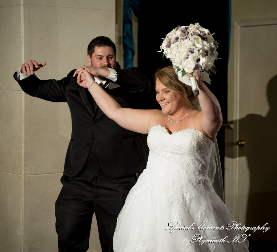 Courtnie & Michael at Arnaldo's Banquet Center Riverview MI wedding photography