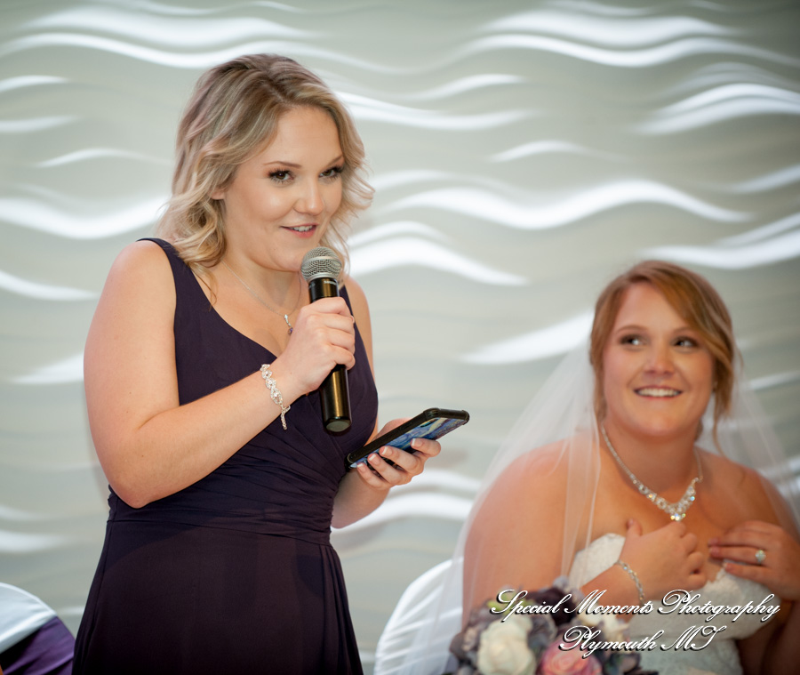 Courtnie & Michael at Arnaldo's Banquet Center Riverview MI wedding photography