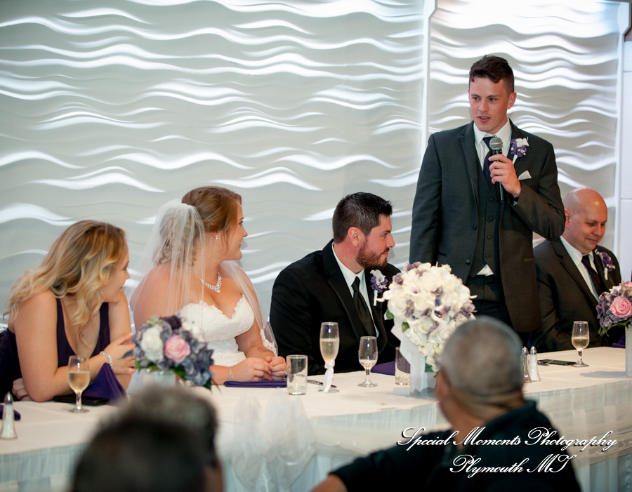 Courtnie & Michael at Arnaldo's Banquet Center Riverview MI wedding photography