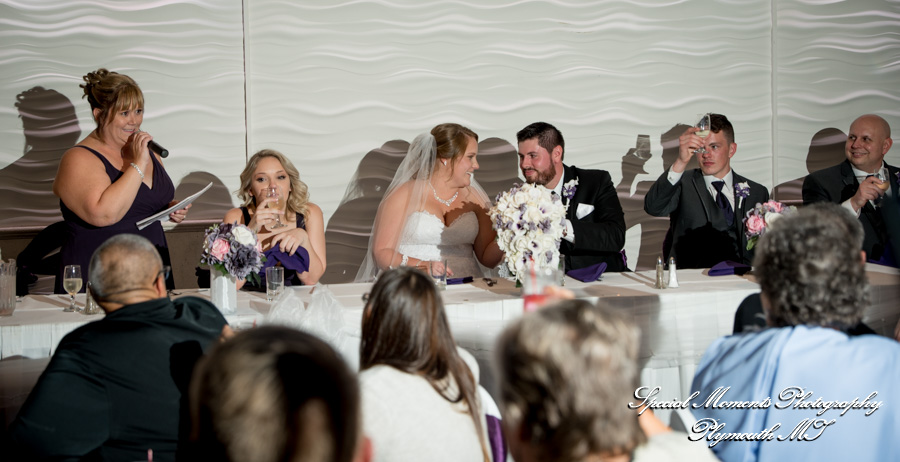 Courtnie & Michael at Arnaldo's Banquet Center Riverview MI wedding photography