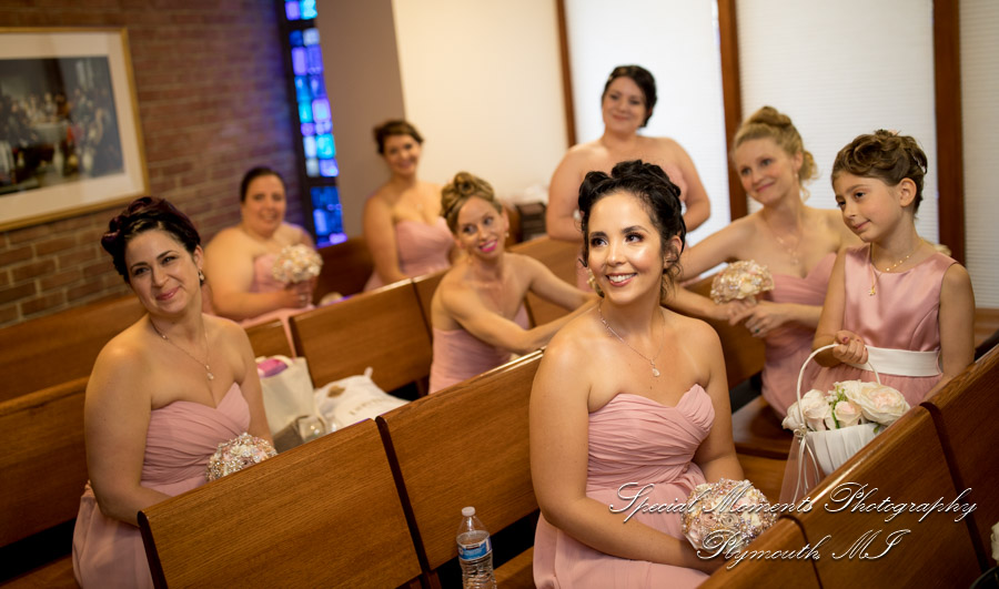 Katherine & Darin at Our Lady of Victory Northville MI wedding photography