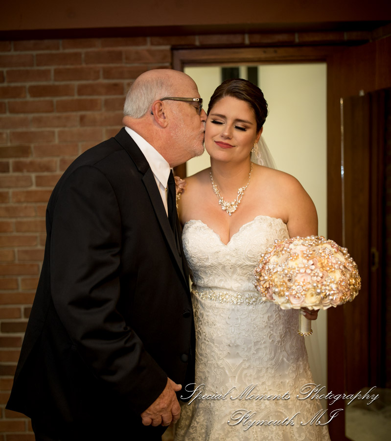 Katherine & Darin at Our Lady of Victory Northville MI wedding photography