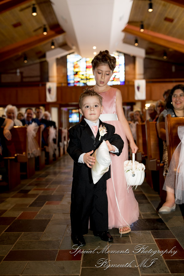 Katherine & Darin at Our Lady of Victory Northville MI wedding photography