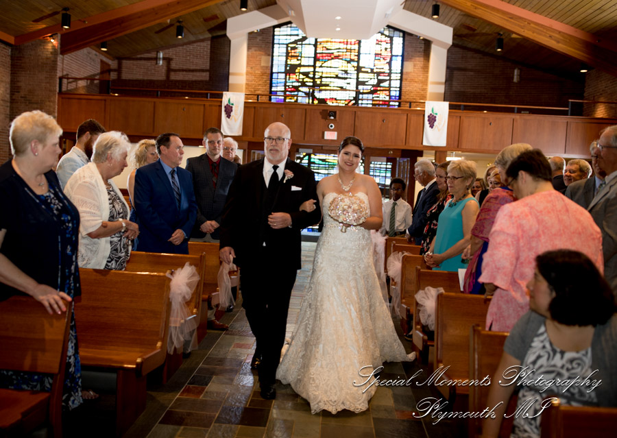 Katherine & Darin at Our Lady of Victory Northville MI wedding photography