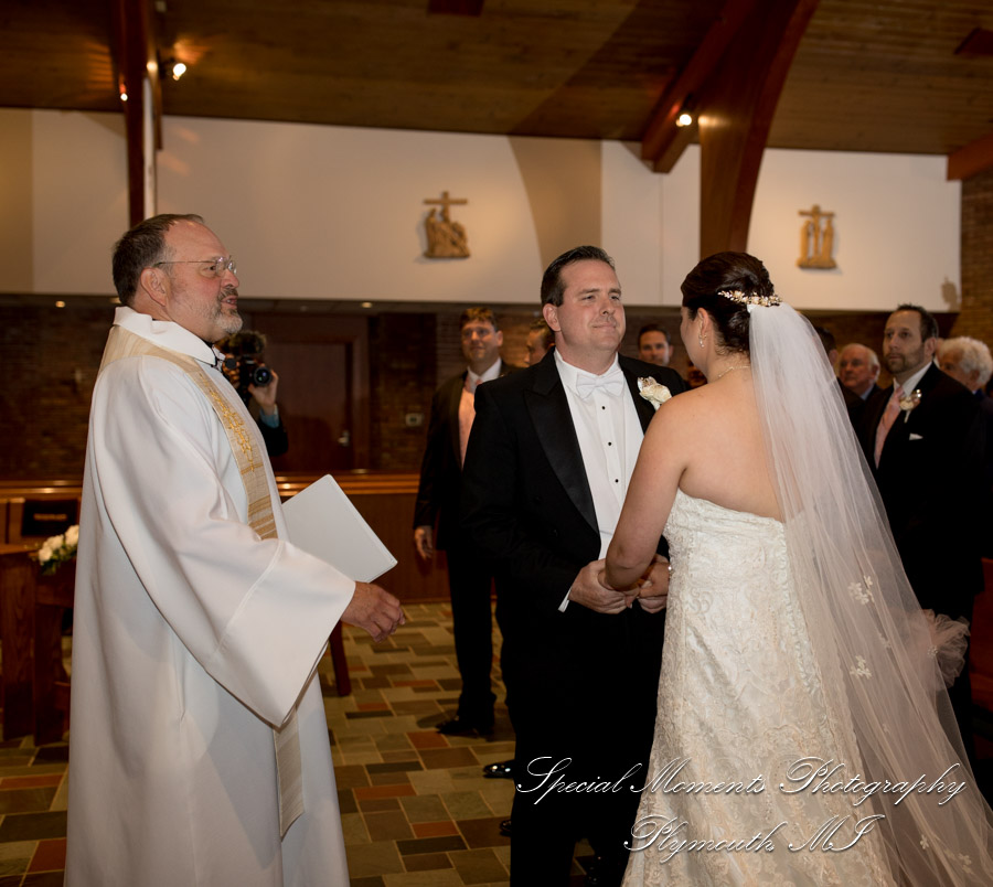 Katherine & Darin at Our Lady of Victory Northville MI wedding photography