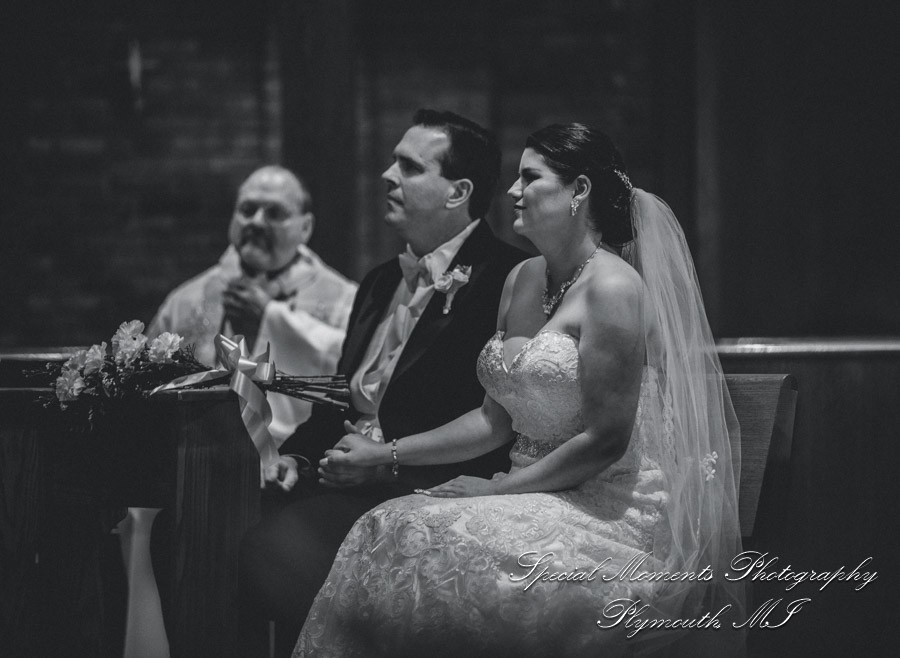 Katherine & Darin at Our Lady of Victory Northville MI wedding photography