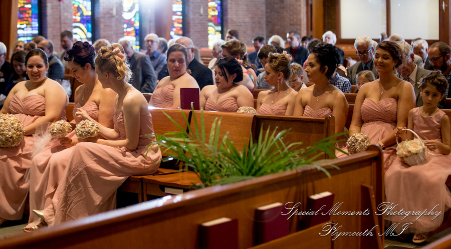 Katherine & Darin at Our Lady of Victory Northville MI wedding photography