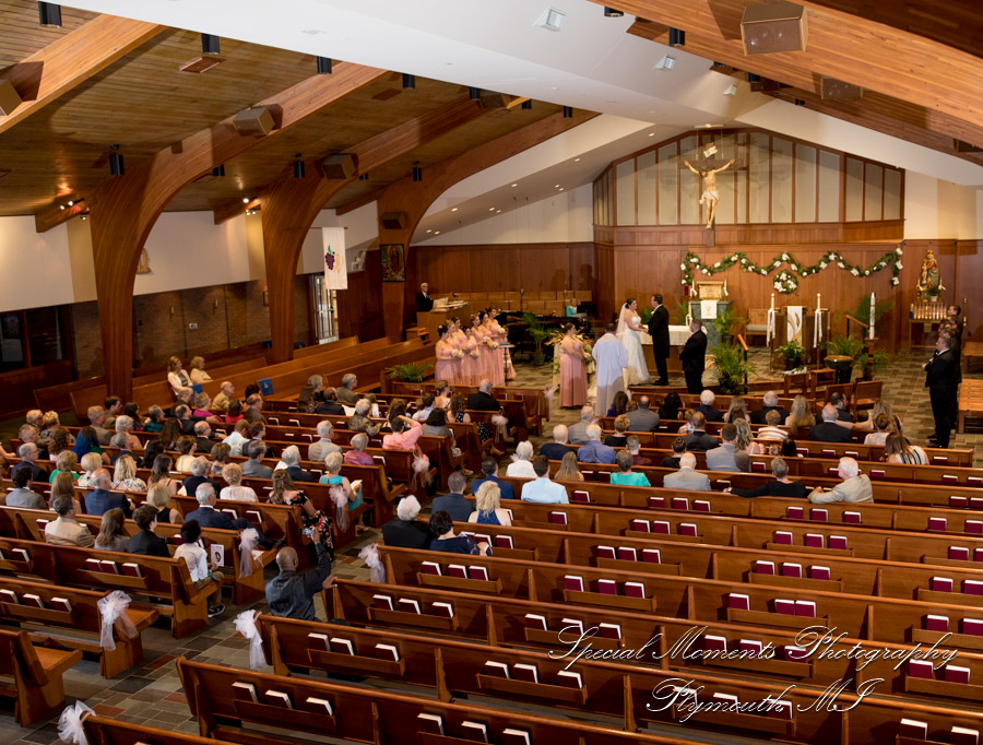 Katherine & Darin at Our Lady of Victory Northville MI wedding photography