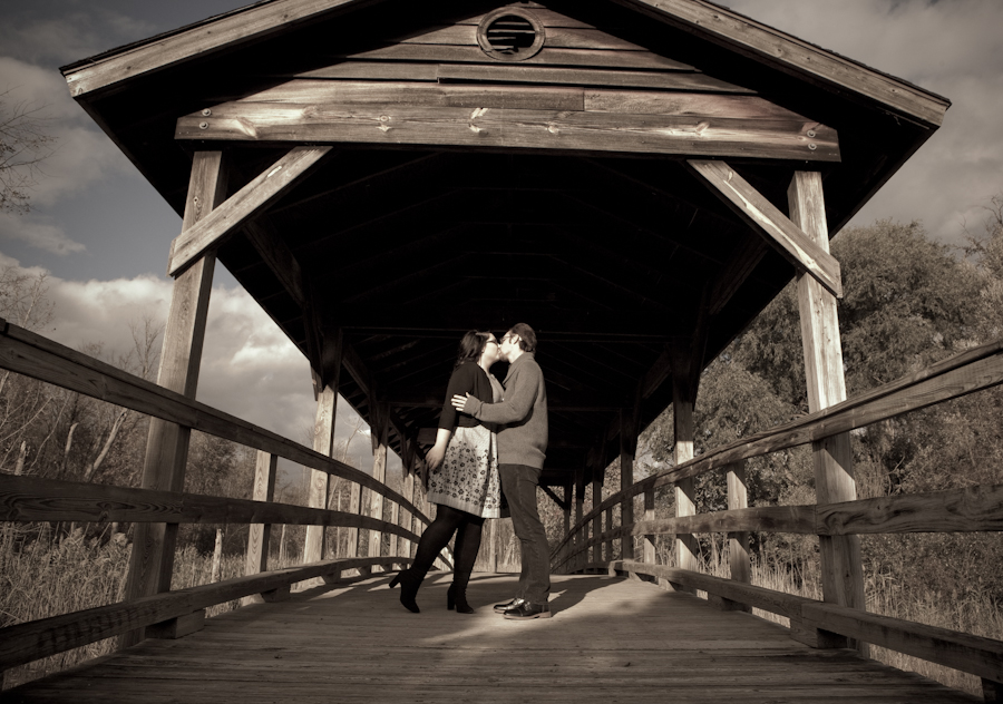 Stephanie & Tristan at Robert H Long Park Commerce Twp MI engagement photography