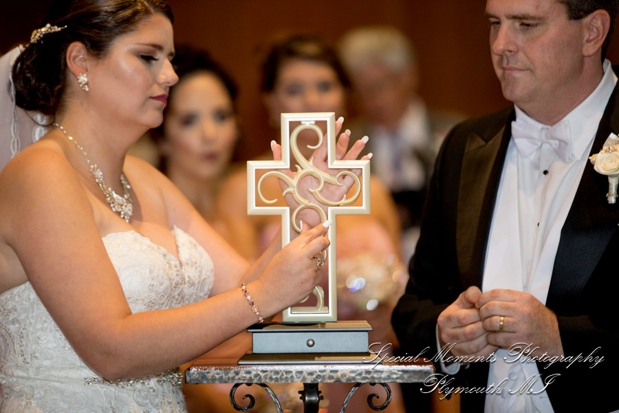 Katherine & Darin at Our Lady of Victory Northville MI wedding photography