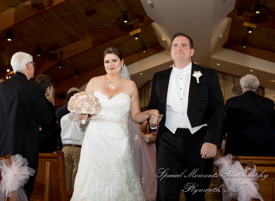 Katherine & Darin at Our Lady of Victory Northville MI wedding photography