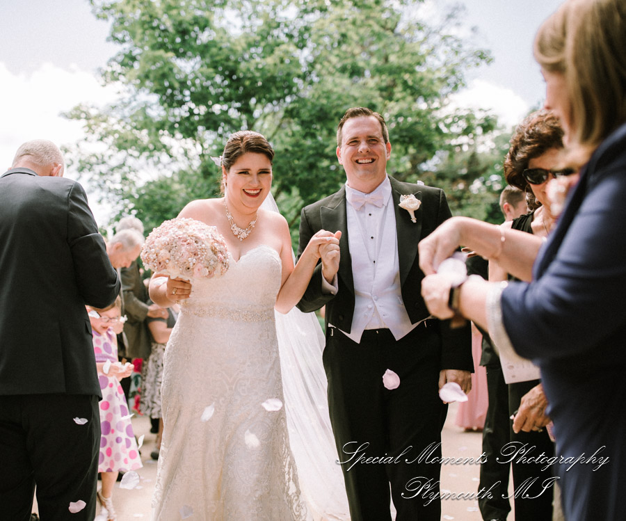 Katherine & Darin at Our Lady of Victory Northville MI wedding photography
