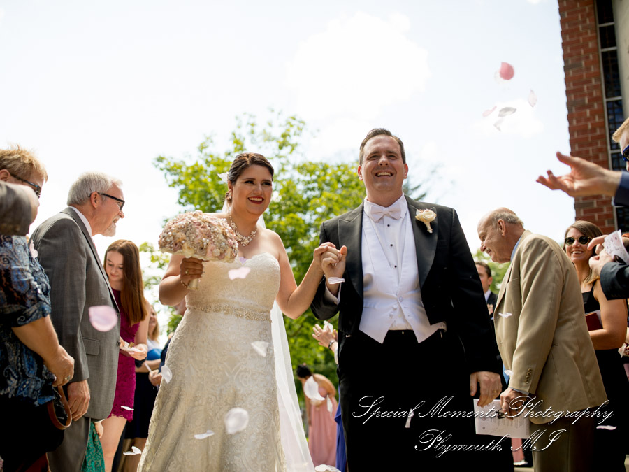 Katherine & Darin at Our Lady of Victory Northville MI wedding photography