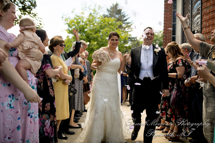 Katherine & Darin at Our Lady of Victory Northville MI wedding photography