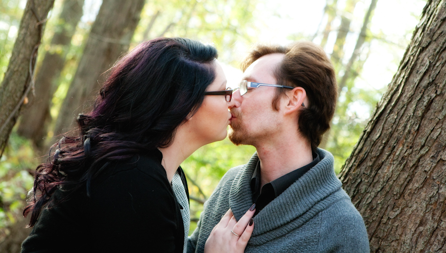 Stephanie & Tristan at Robert H Long Park Commerce Twp MI engagement photography