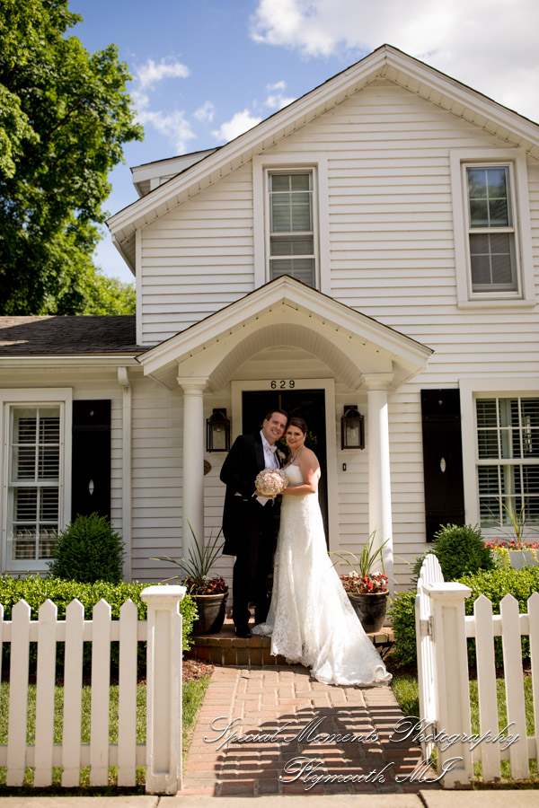 Katherine & Darin at Downtown Northville MI wedding photography