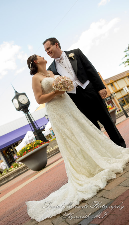 Katherine & Darin at Downtown Northville MI wedding photography