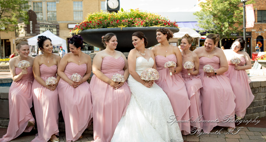 Katherine & Darin at Downtown Northville MI wedding photography