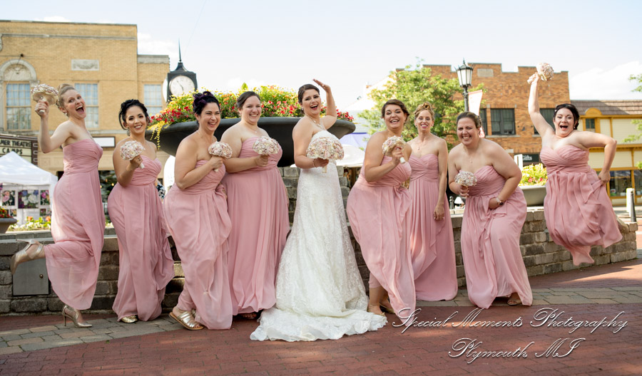 Katherine & Darin at Downtown Northville MI wedding photography