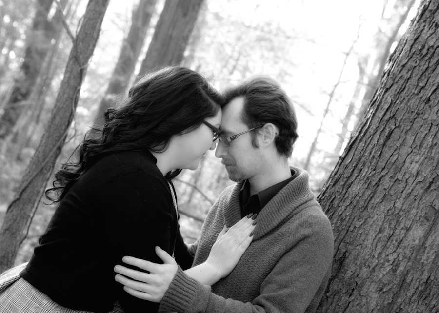 Stephanie & Tristan at Robert H Long Park Commerce Twp MI engagement photography