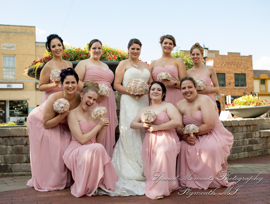 Katherine & Darin at Downtown Northville MI wedding photography