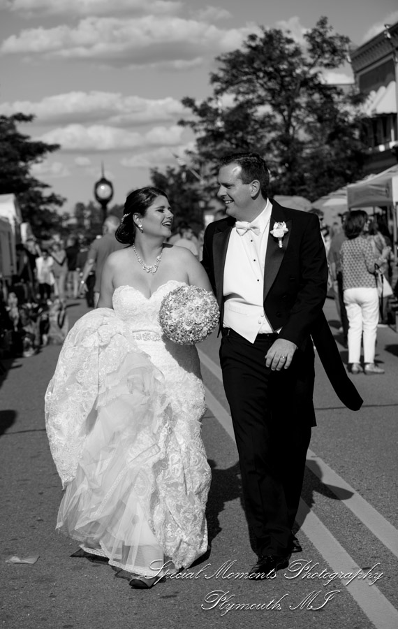 Katherine & Darin at Downtown Northville MI wedding photography