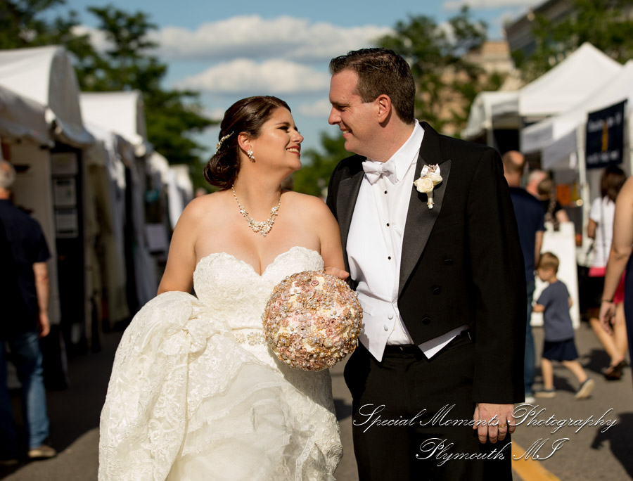 Katherine & Darin at Downtown Northville MI wedding photography