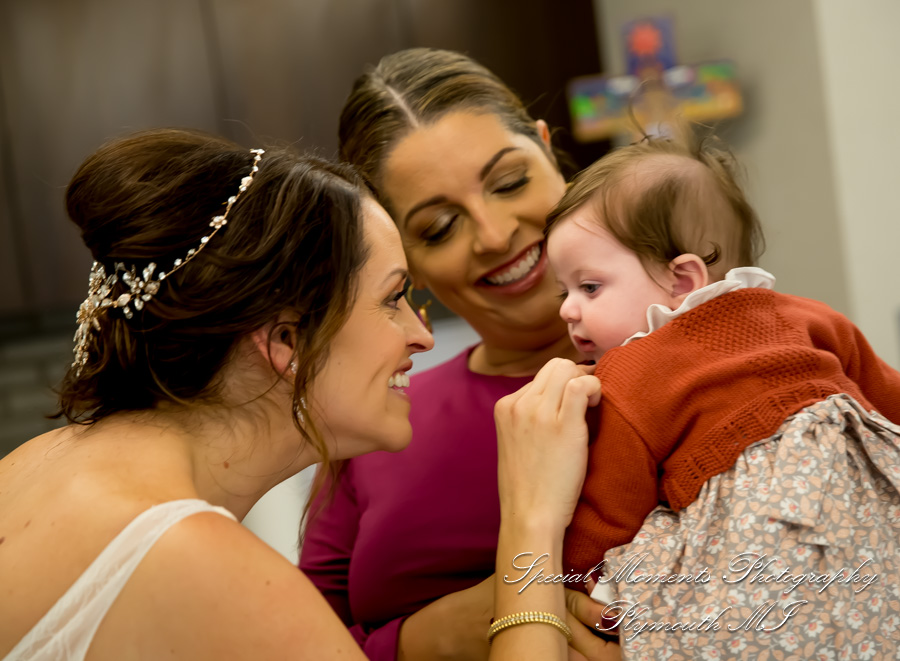 Christina & Robert at St. Kenneth Plymouth MI wedding photography