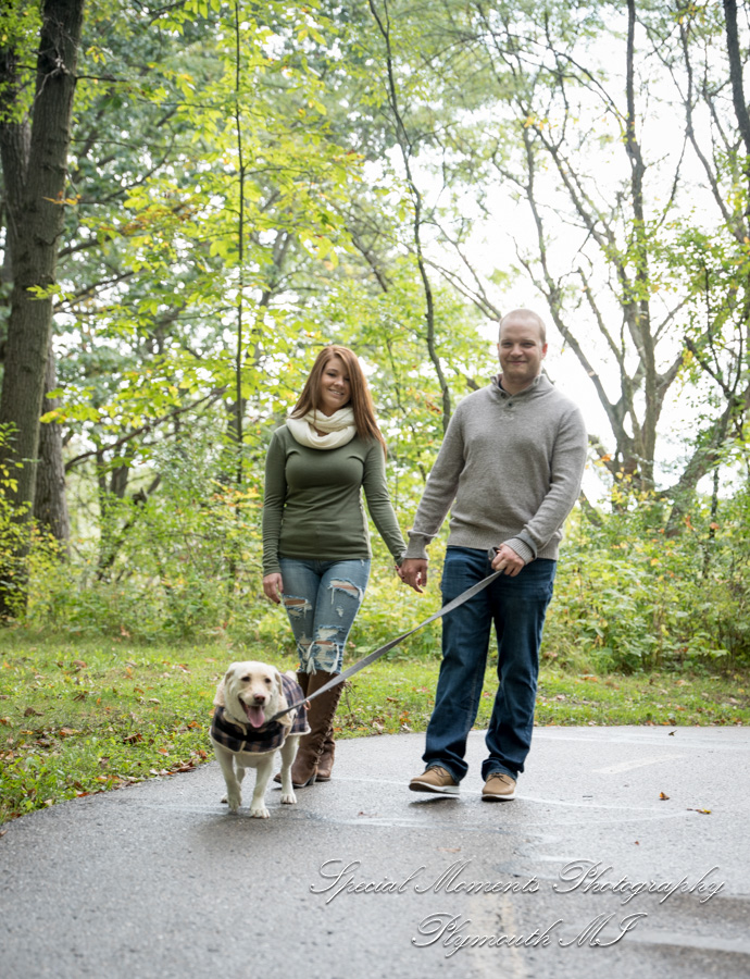 Danielle & Jack at Kensington Metro Park Milford MI engagement photography
