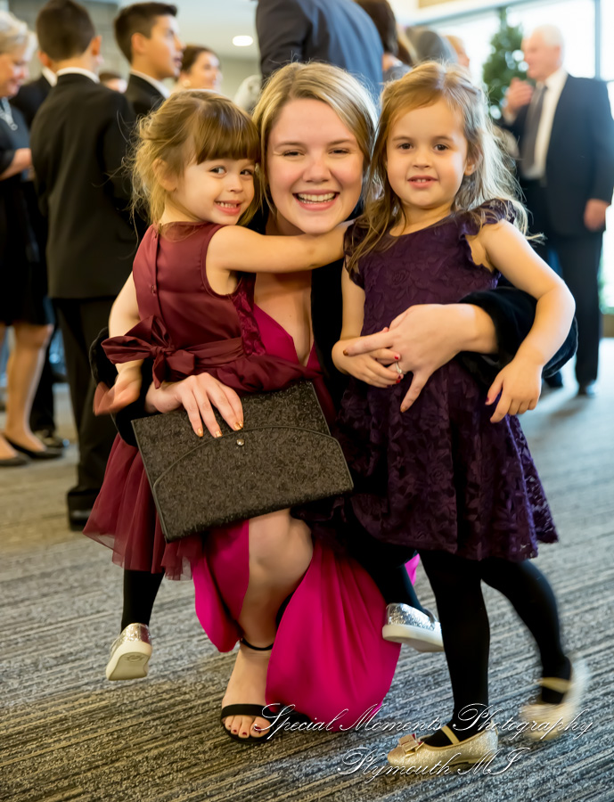 Christina & Robert at St. Kenneth Plymouth MI wedding photography