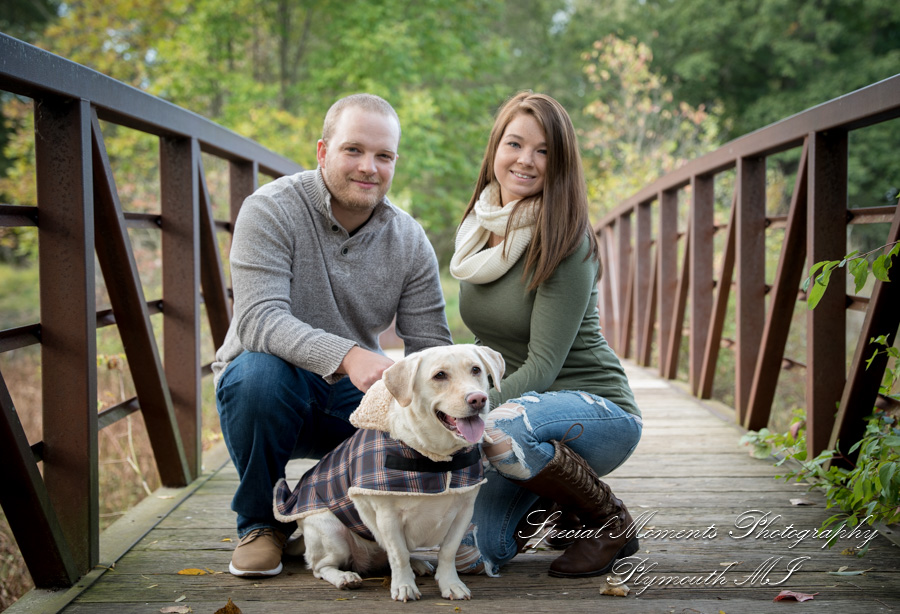 Danielle & Jack at Kensington Metro Park Milford MI engagement photography