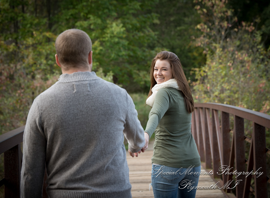 Danielle & Jack at Kensington Metro Park Milford MI engagement photography