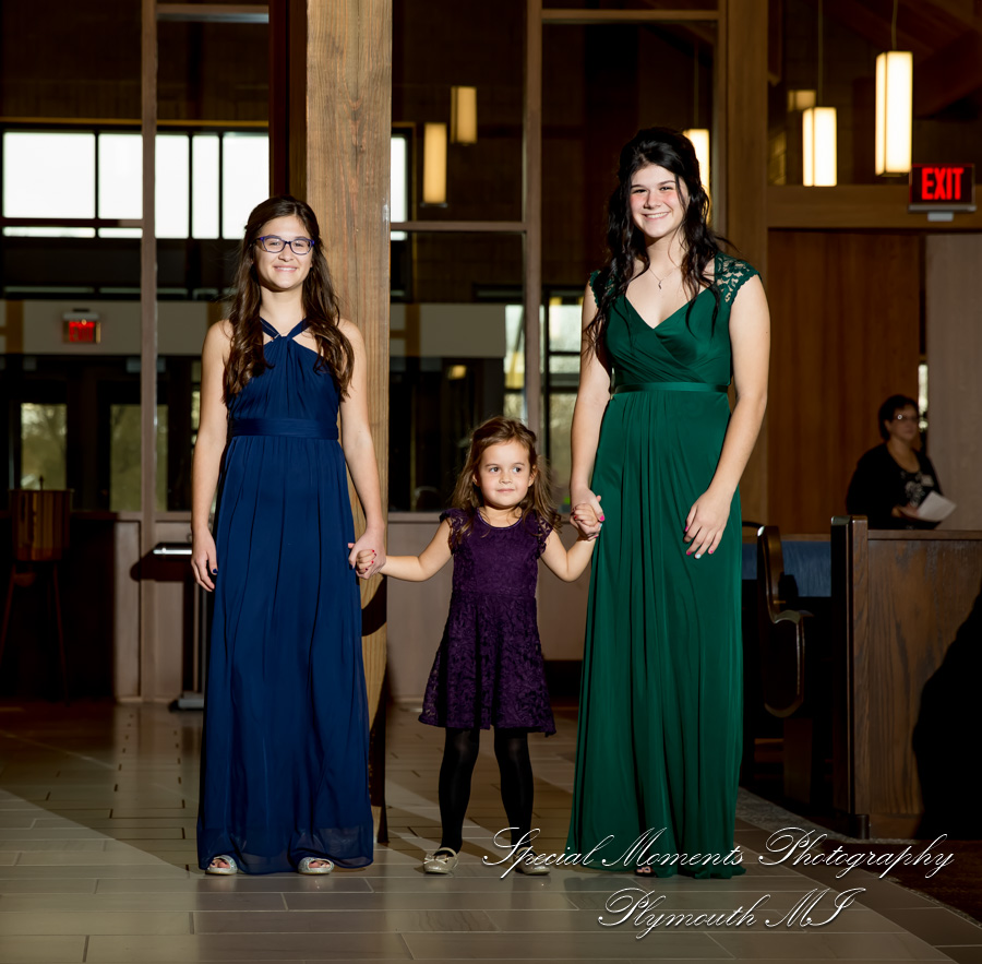 Christina & Robert at St. Kenneth Plymouth MI wedding photography