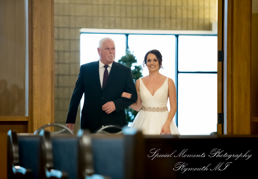 Christina & Robert at St. Kenneth Plymouth MI wedding photography