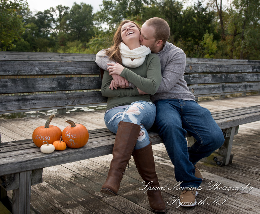 Danielle & Jack at Kensington Metro Park Milford MI engagement photography