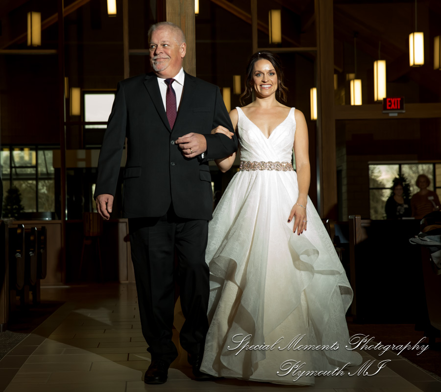 Christina & Robert at St. Kenneth Plymouth MI wedding photography