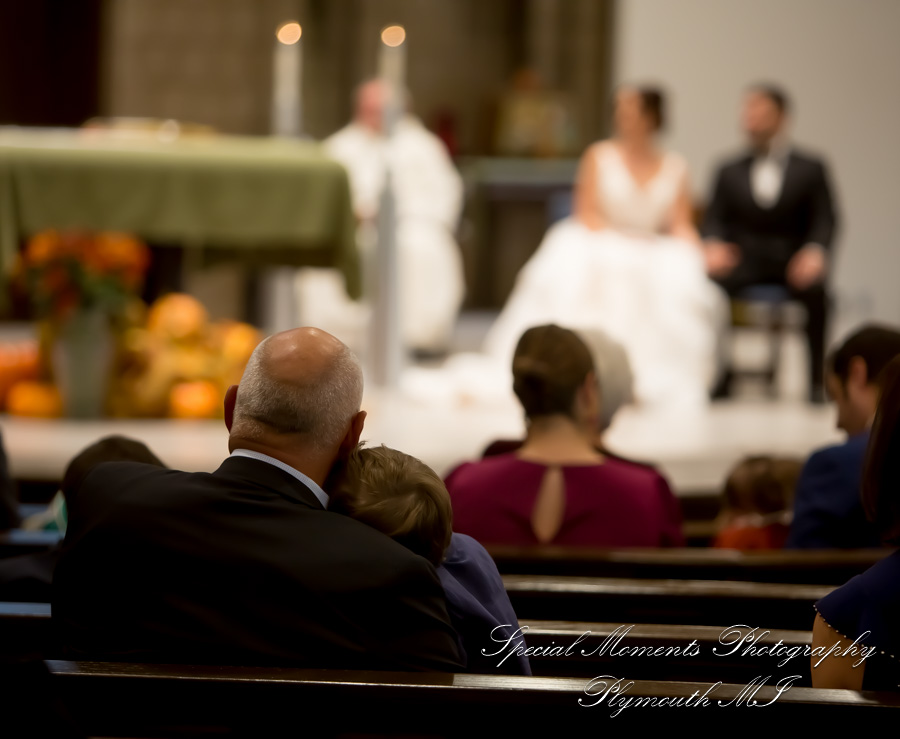Christina & Robert at St. Kenneth Plymouth MI wedding photography