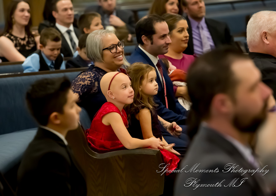 Christina & Robert at St. Kenneth Plymouth MI wedding photography