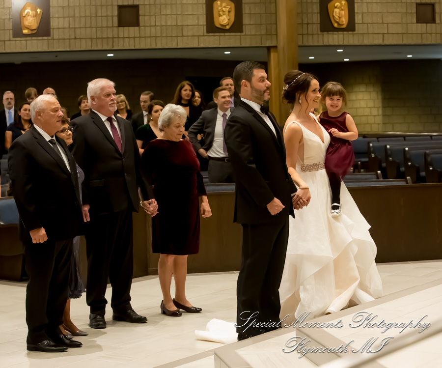 Christina & Robert at St. Kenneth Plymouth MI wedding photography